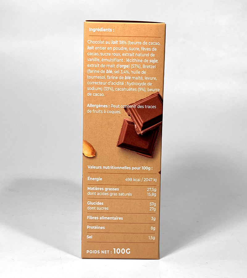 Bretzels enrobés de chocolat