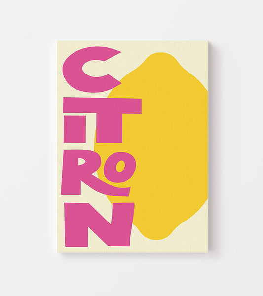 Citron - Affiche A3