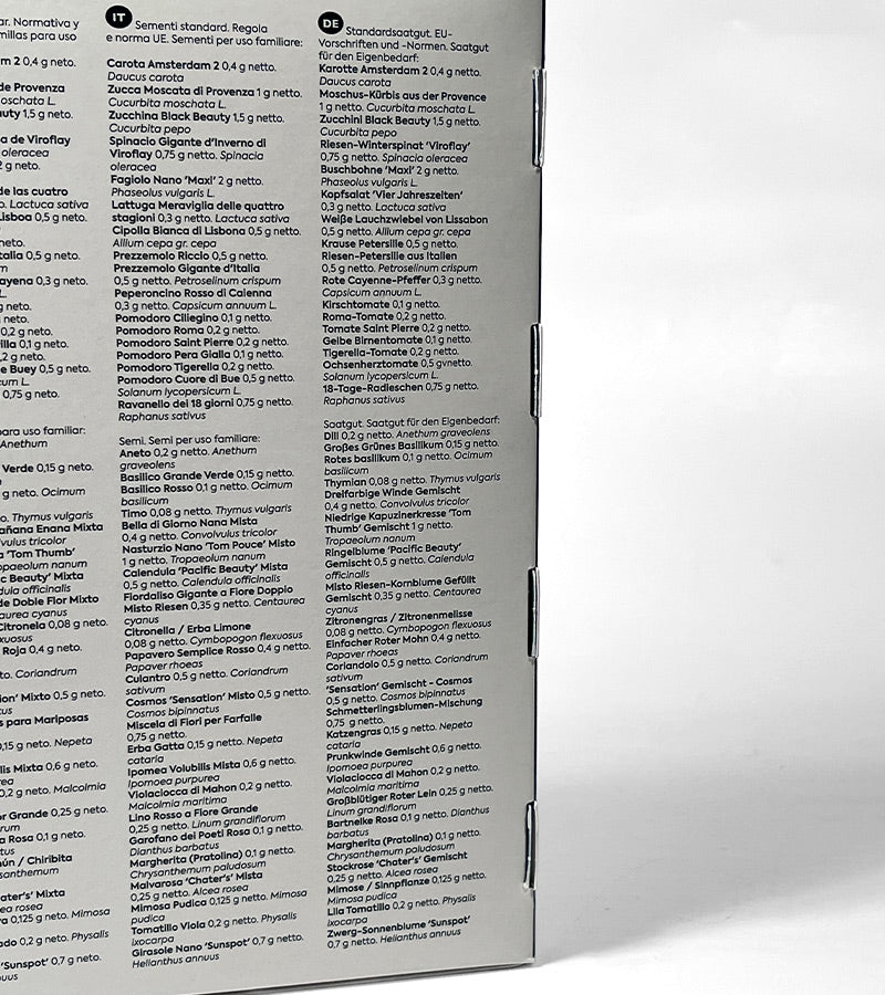 Coffret de 40 sachets de graines