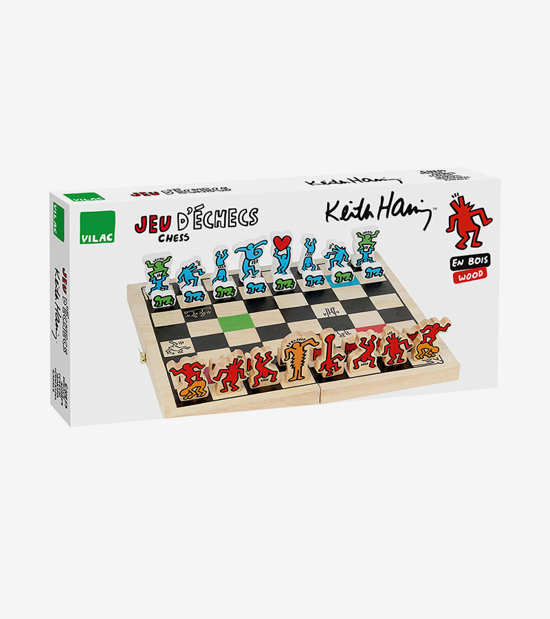 Coffret jeu d'échecs Keith Haring