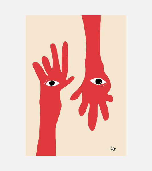 Hamsa Hands - Affiche 30x40