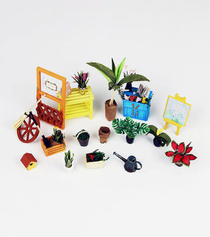 Kit DIY maison miniature - Cathy's flower house