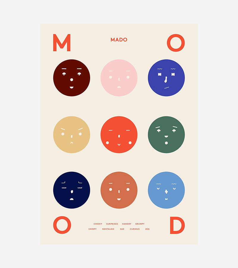 Nine Moods - Affiche 30x40