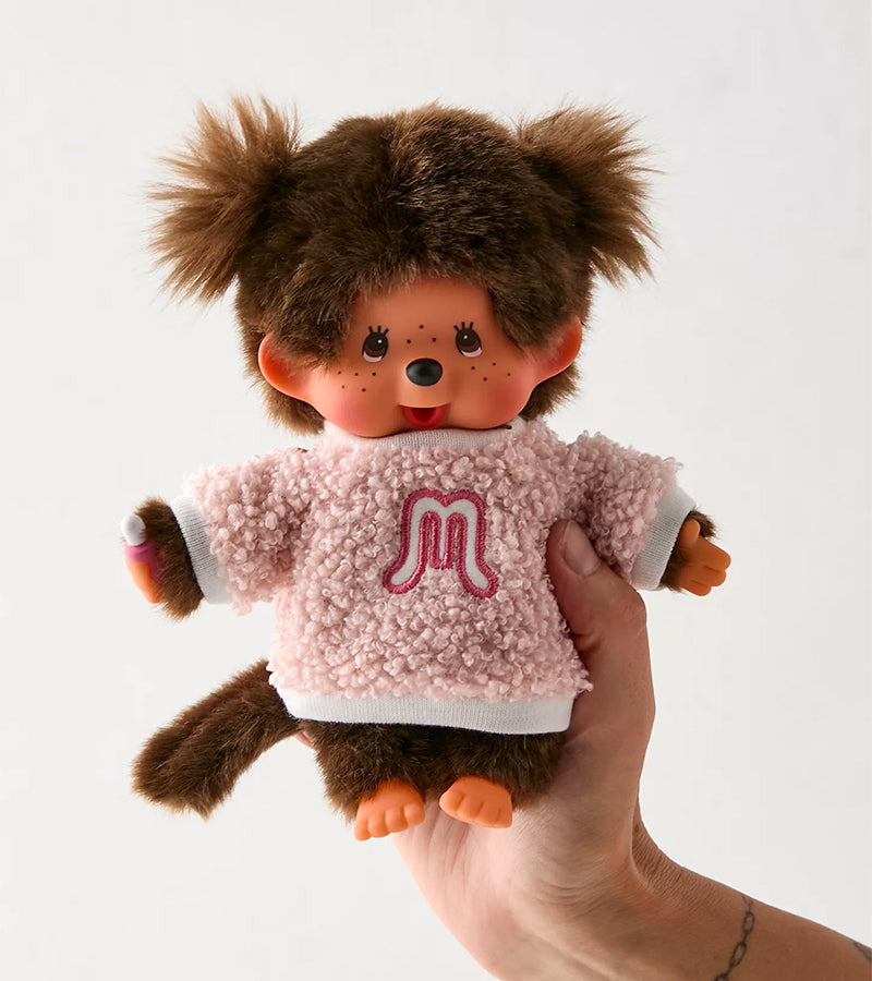 Peluche Monchhichi Kiki Pull Fluffy