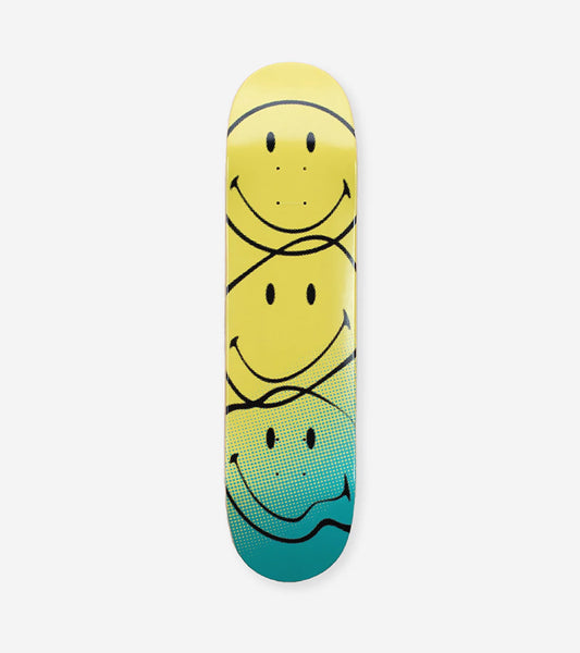 Skateboard - Smiley Acid (Teal)