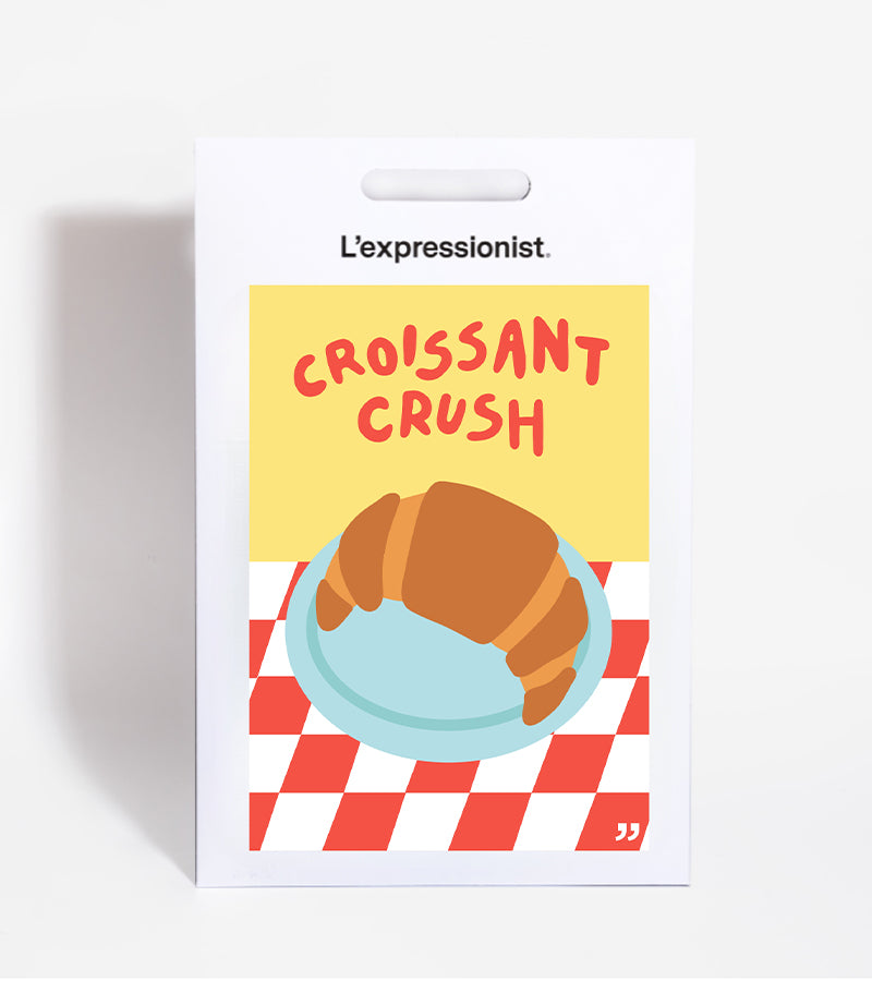 Poster Croissant crush