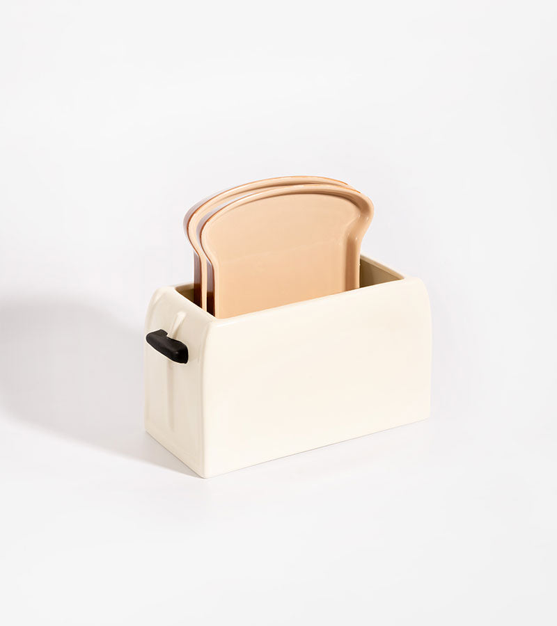 Set de deux assiettes toast