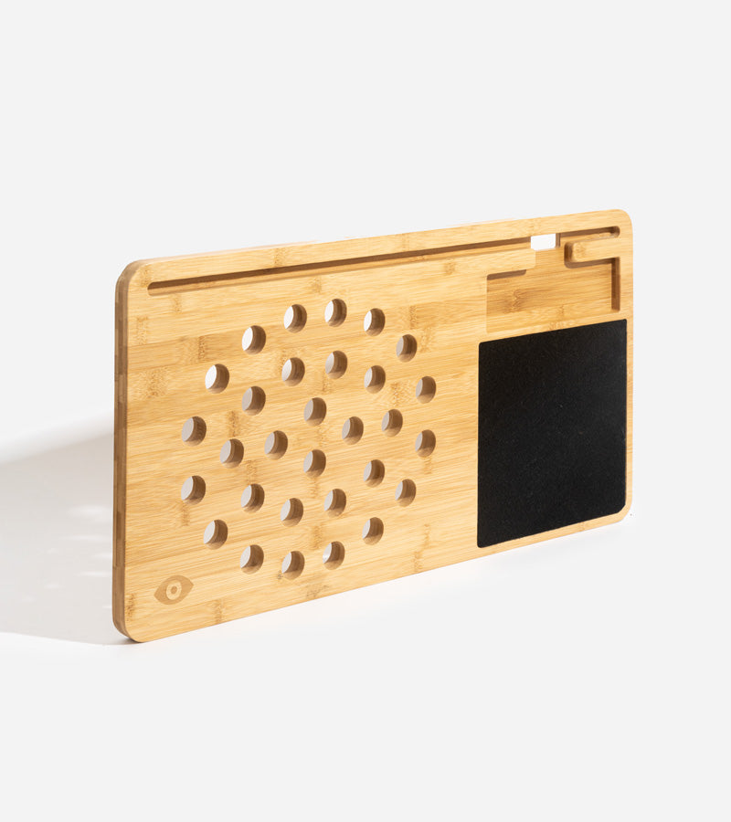 Ordinateur portable pour enfants en bois naturel, couleur bois