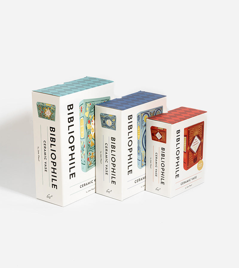 Vase en céramique Bibliophile Chronicle books