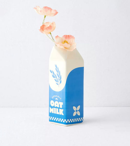 Vase brique de lait d'avoine