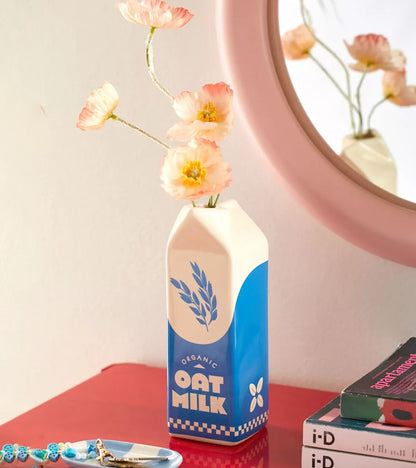 Vase brique de lait d'avoine