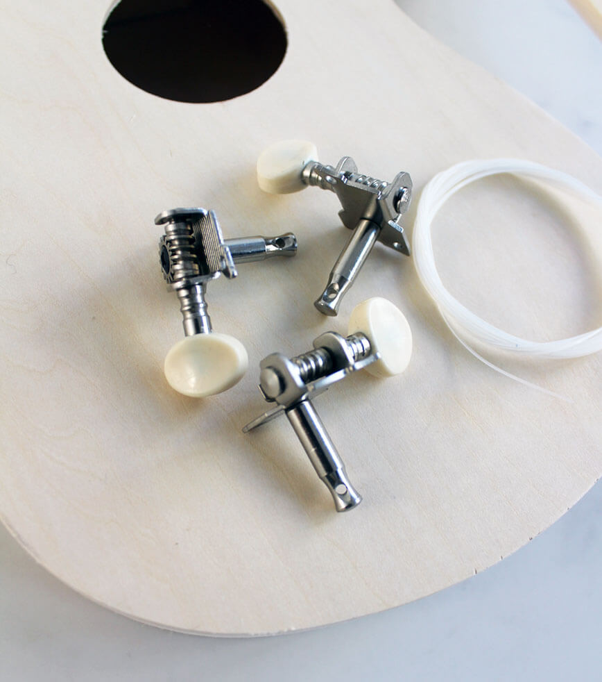 Kit pour construire son ukulélé DIY Kikkerland
