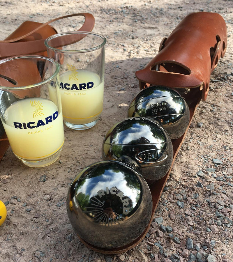 Sacoche de pétanque en cuir La Bouclée