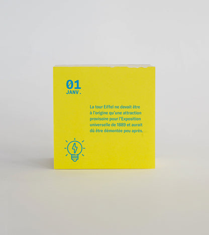 Calendrier Jour après jour - Anecdotes incroyables