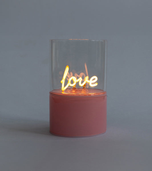 Mini lampe LED - love