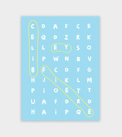 Affiche 30x40 Célib et fière - Soleil Mojito