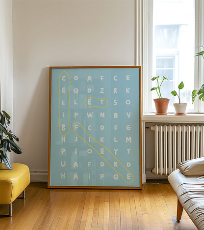 Affiche 30x40 Célib et fière - Soleil Mojito