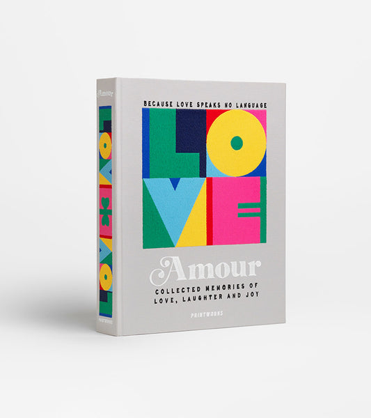 Album photo brodé - Amour