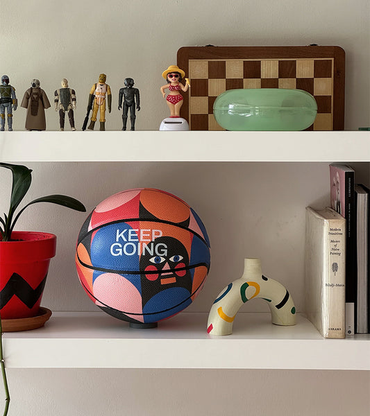 Balle de basket design - KEEP GOING