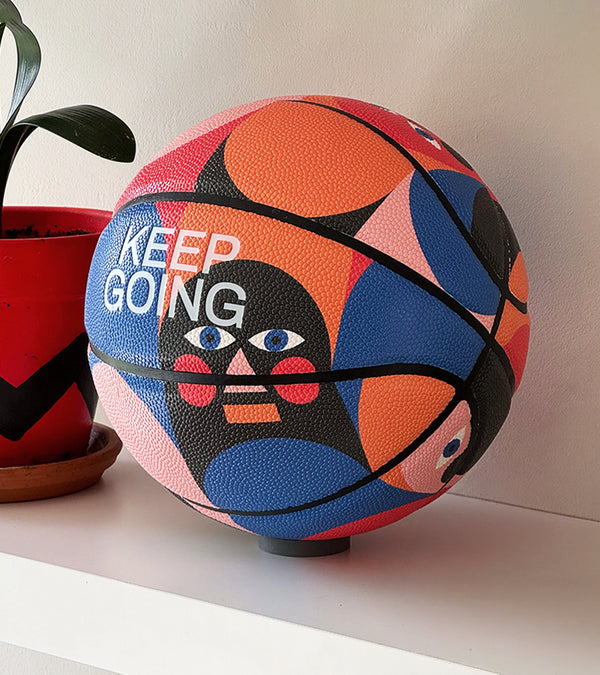 Ballon de basket design - KEEP GOING
