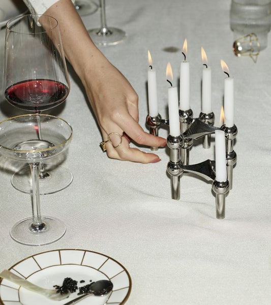 Bougeoir et bougies design - Stoff Nagel