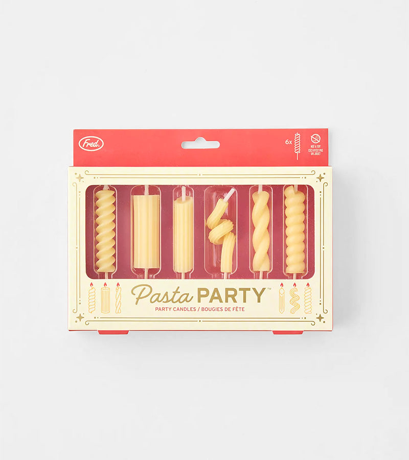 Bougies d'anniversaire pasta