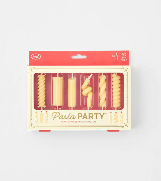 Bougies d'anniversaire pasta