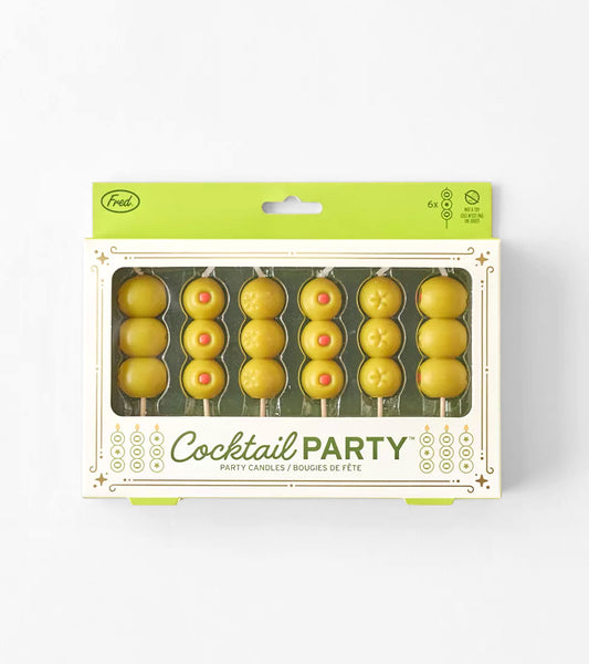 Bougies d'anniversaire olives