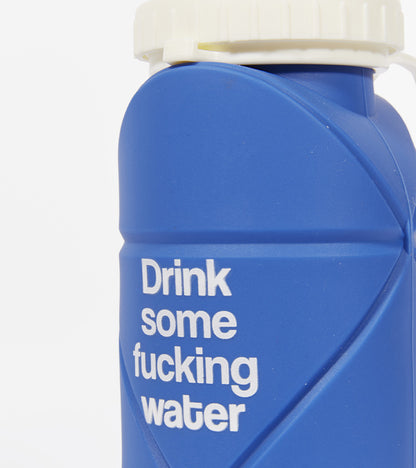 Bouteille pliable "Drink some fucking water"