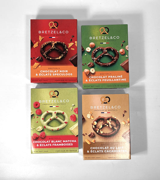 Bretzels enrobés de chocolat