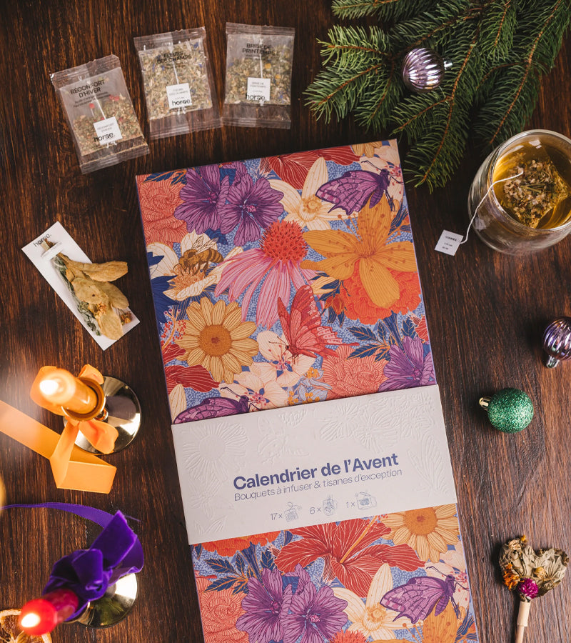 Calendrier de l'Avent Tisanes & Bouquets à infuser