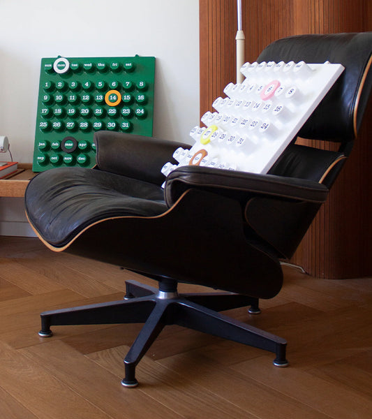 Calendrier perpétuel blanc - Ring a Date