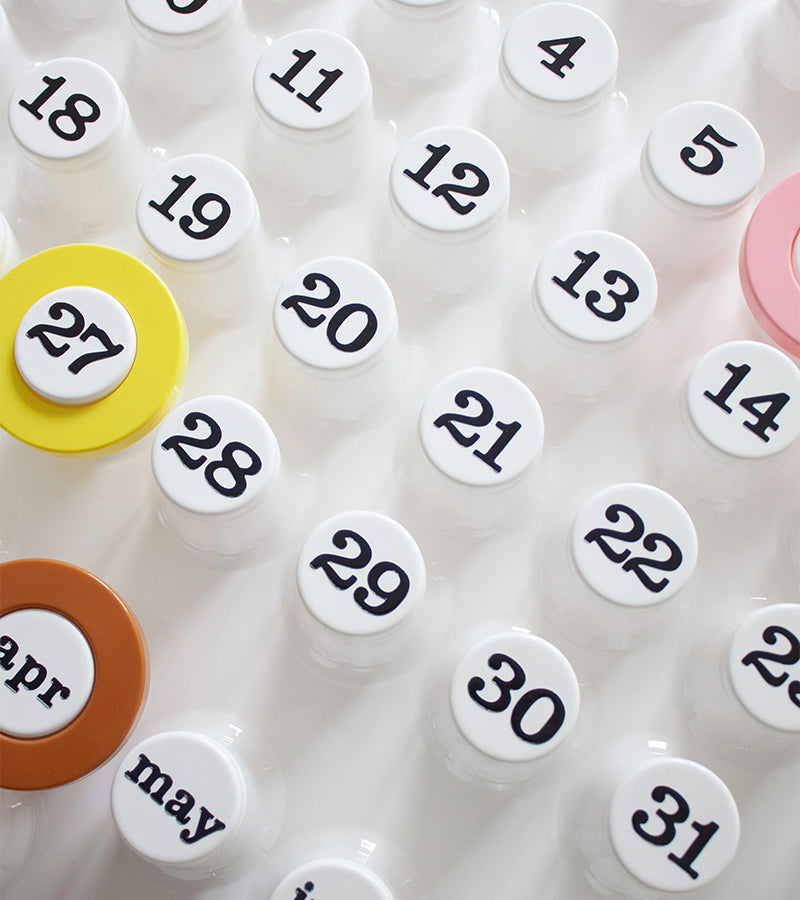 Calendrier perpétuel blanc - Ring a Date