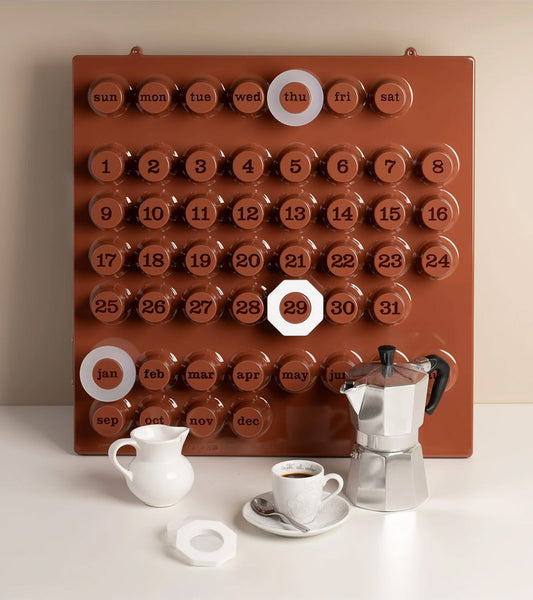 Calendrier perpétuel café mousse - Ring a Date