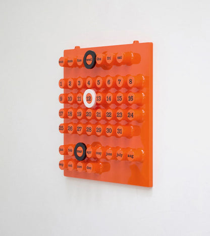 Calendrier perpétuel orange - Ring a Date