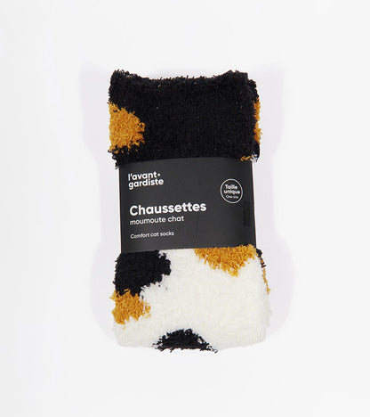 Chaussettes chat en moumoute