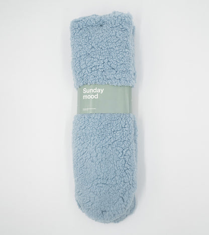 Chaussettes cocooning en moumoute Vert amande  L'expressionist