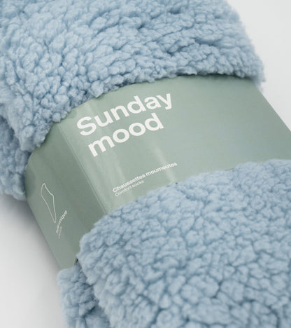 Chaussettes cocooning en moumoute  L'expressionist