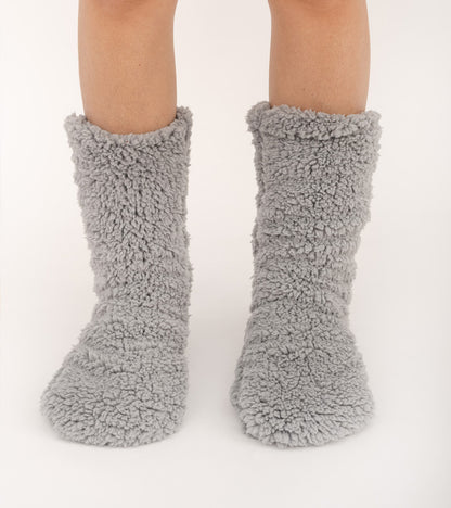 Chaussettes cocooning en moumoute  L'expressionist