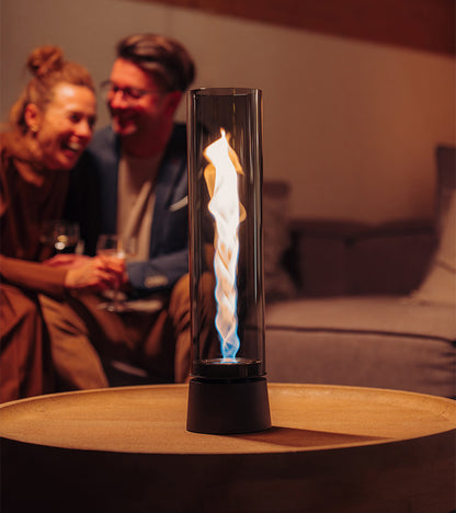 Cheminée de table portable SPIN air - All black