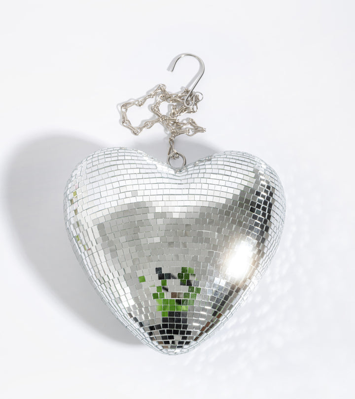 Décoration Fête Disco Guirlandes à Paillettes Argentées - Kit Joyeux Anniversaire Suspendu
