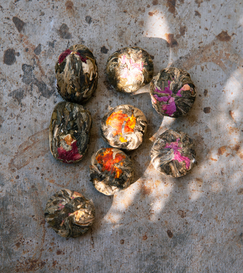 Coffret 8 Fleurs de Thé à Infuser