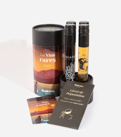 Coffret d'oenologie - Les vins rares  Flakon