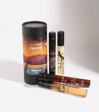 Coffret d'oenologie - Les vins rares  Flakon