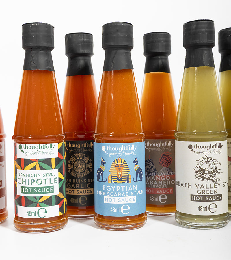 Coffret de 15 sauces piquantes du monde