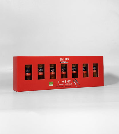 Coffret de piments - Echelle de Scoville