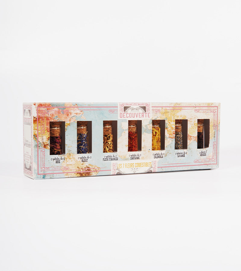Coffret découverte 7 fleurs comestibles