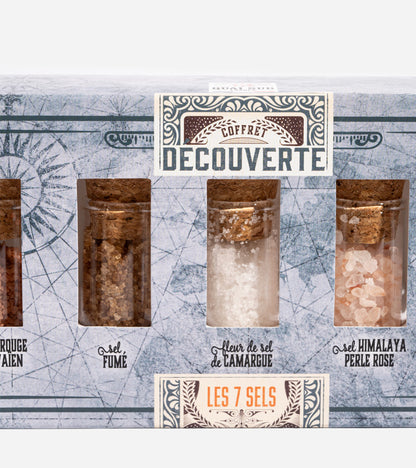 Coffret découverte - 7 sels du monde  Quai Sud
