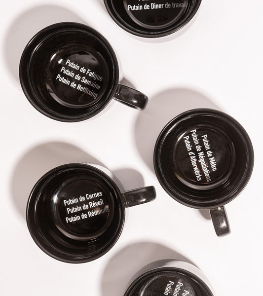 Coffret semainier de tasses - Les putains de tasses 