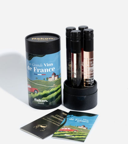 Coffret d'oenologie - Les vins de france  Flakon
